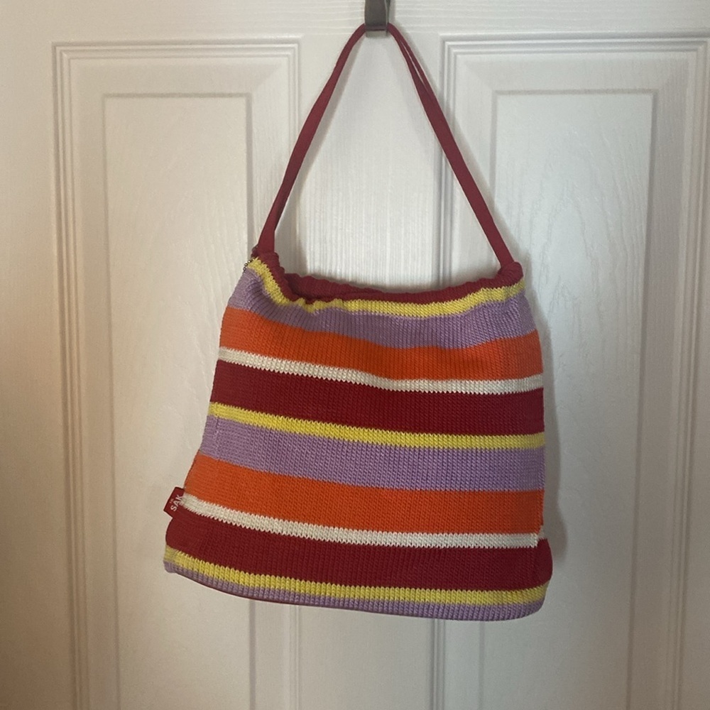 Multi-color Striped Bag by The Sak